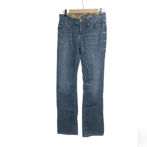 Adiktd Boot Cut Cowgirl Embroidered Pocket Jeans 6/W29‎ - Picture 1 of 3
